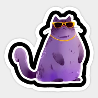 Miss Kitty Whiskerwell Sticker